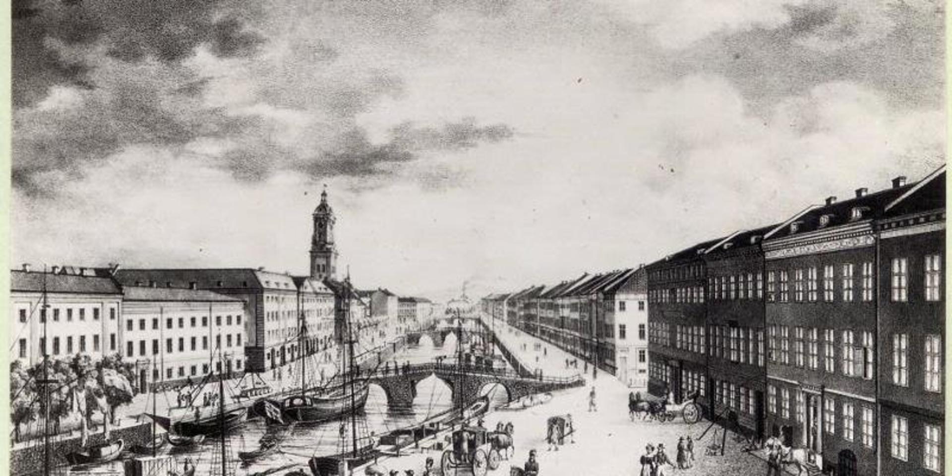 Göteborg på 1830-talet. 