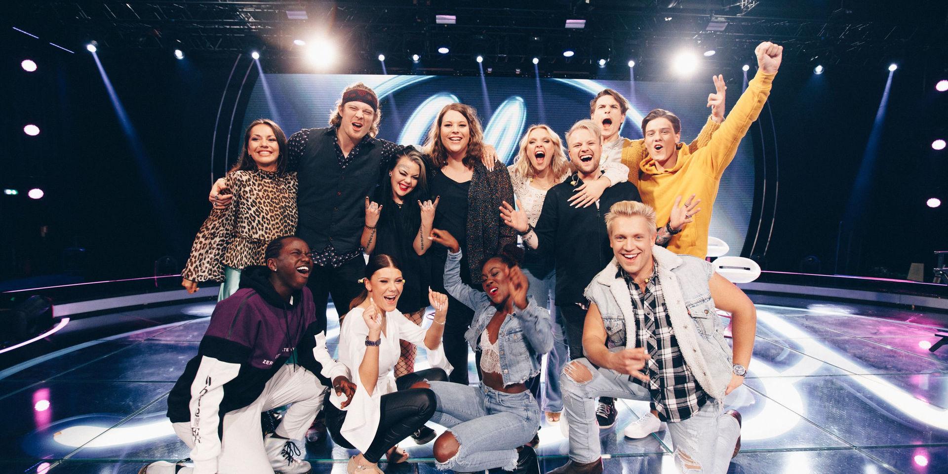 Tävlande i 'Idol' 2019.