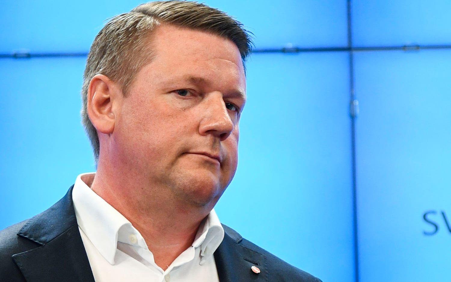 Socialdemokraternas partisekreterare Tobias Baudin (S). Arkivbild.