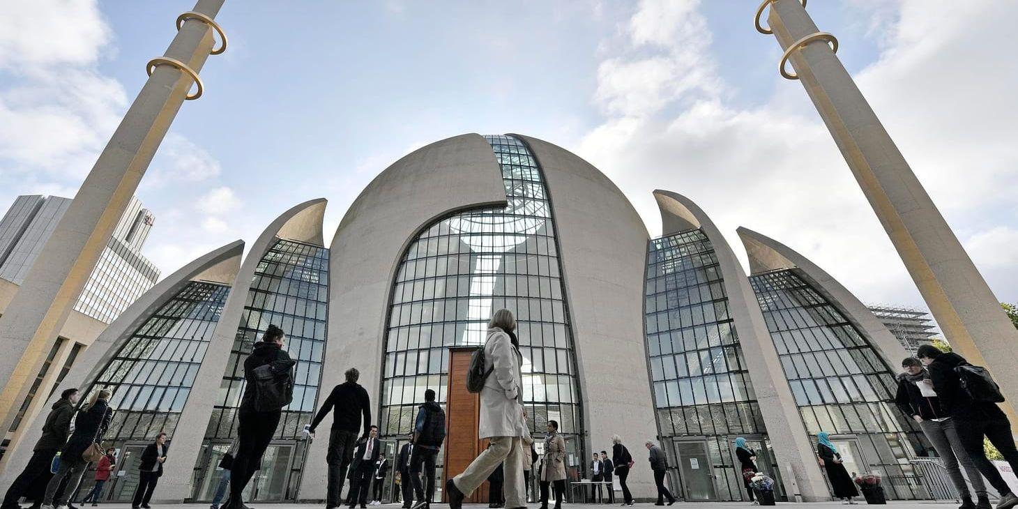 Moskén i Köln som under lördagen invigs av Turkiets president Recep Tayyip Erdogan. Arkivbild.