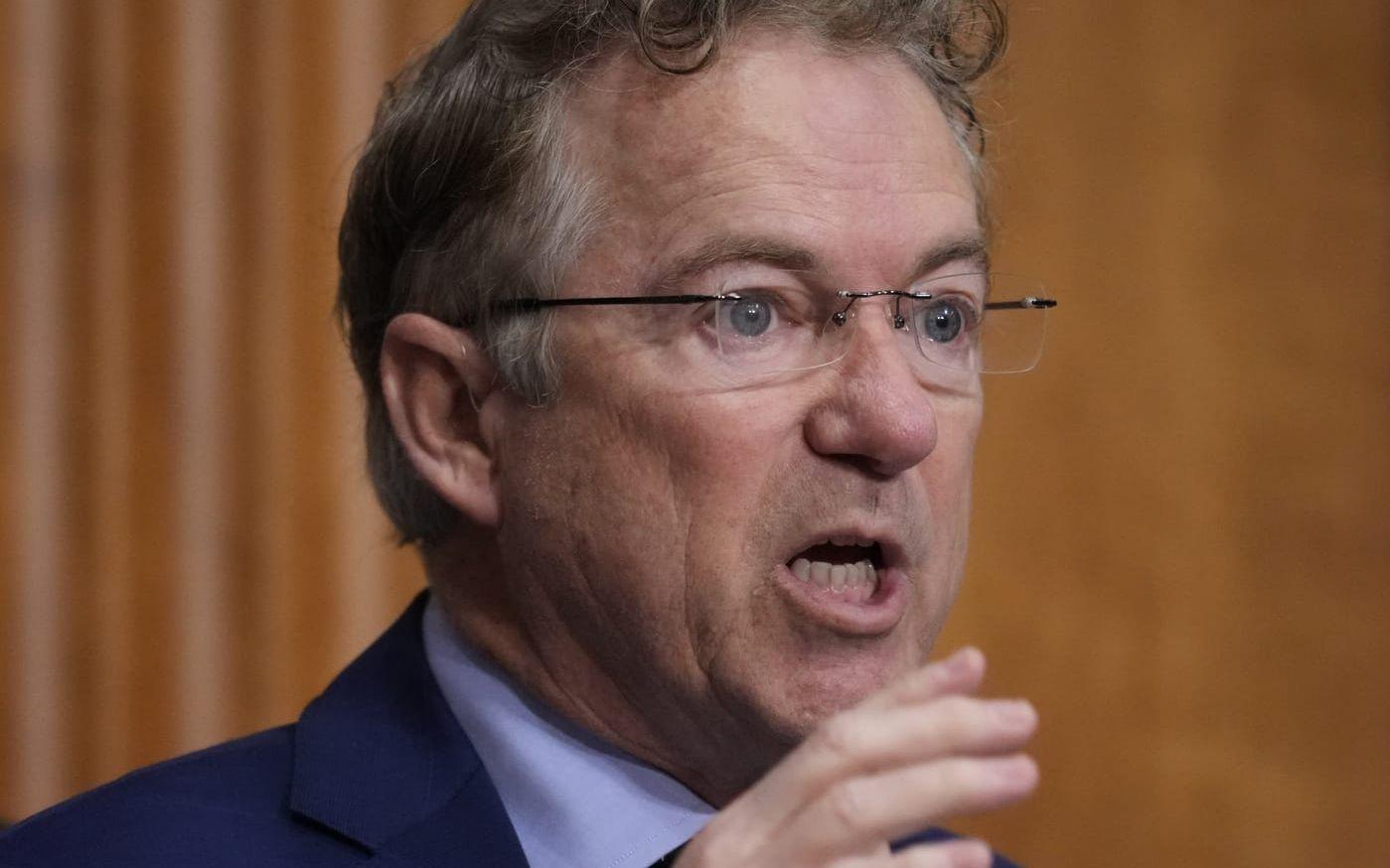 Den republikanske senatorn Rand Paul röstade med Demokraterna. Arkivbild.