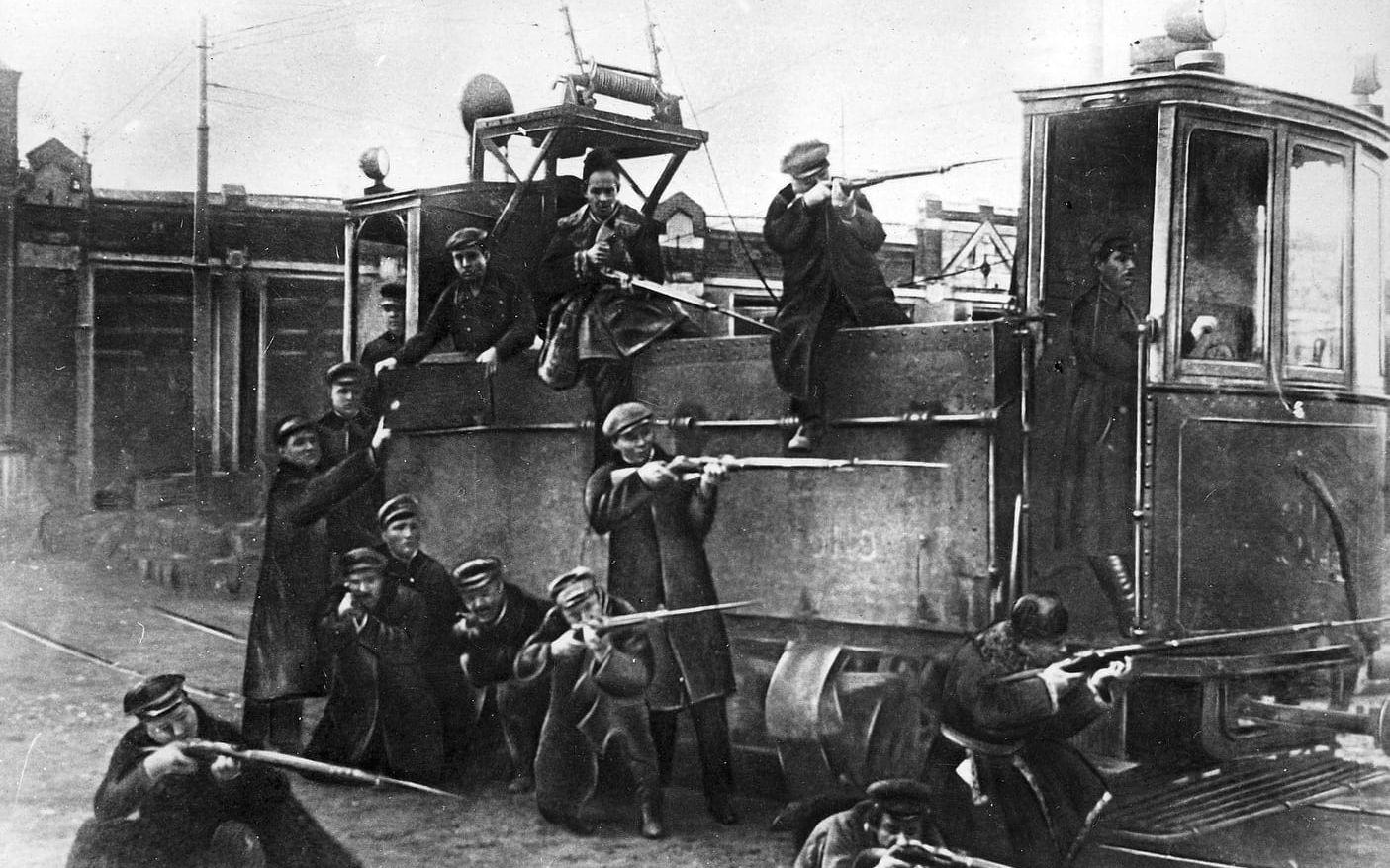 I dag är det 100 år sedan den ryska revolutionen inleddes. Bild: TT