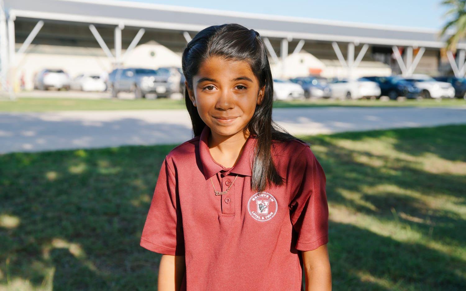 10-åriga Gabriella Cano går på samma skola som de barn som dödades i skolskjutningen. Hon befann sig själv på skolan när attacken utfördes.