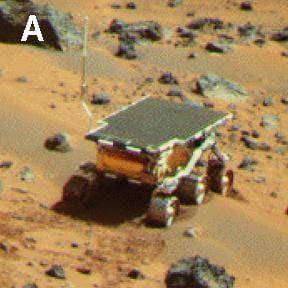 Pathfinder väckte stor uppmärksamhet 1997 när bilder på den amerikanska robotens marslandning kablades ut över världen. Trots att det har gått 20 år, har ännu ingen människa skickats till Mars, även om det finns planer. Ett av skälen till att det inte blivit av än, är att det saknats teknik för att kunna få hem människorna från Mars igen. Bild: Nasa