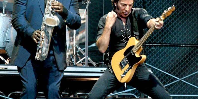 Clarence Clemons och Bruce Springsteen på Ullevi 2003.
