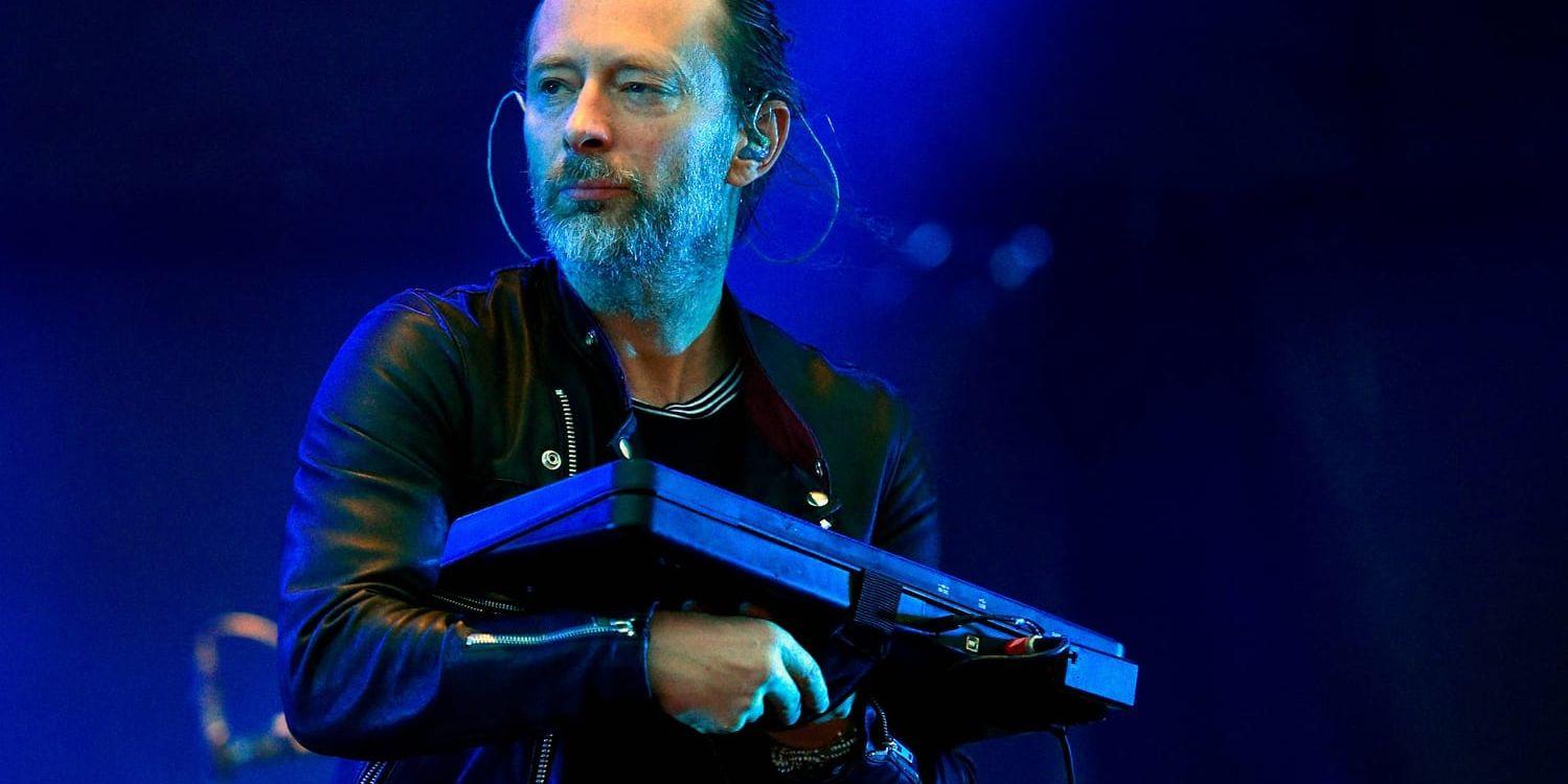 Thom Yorke är inte förtjust i kritiken som har riktats mot Radioheads konsert i Israel. Arkivbild.