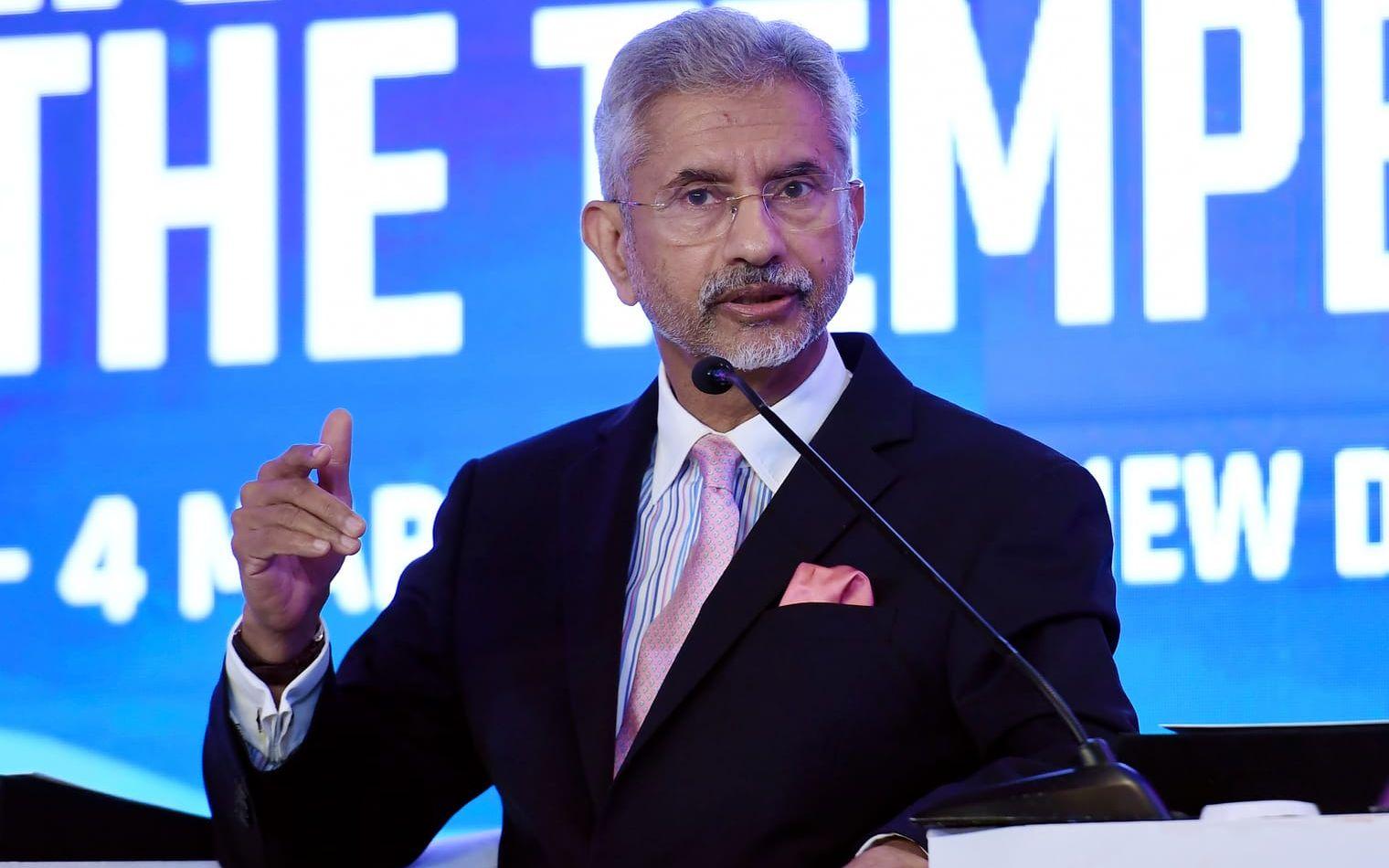 Indiens utrikesminister Subrahmanyam Jaishankar. Arkivbild.
