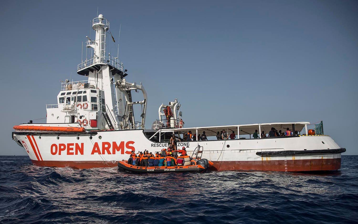 En italiensk domstol har upphävt förbudet för ett migrantfartyg att ta sig in i italienskt territorialvatten. Arkivbild.