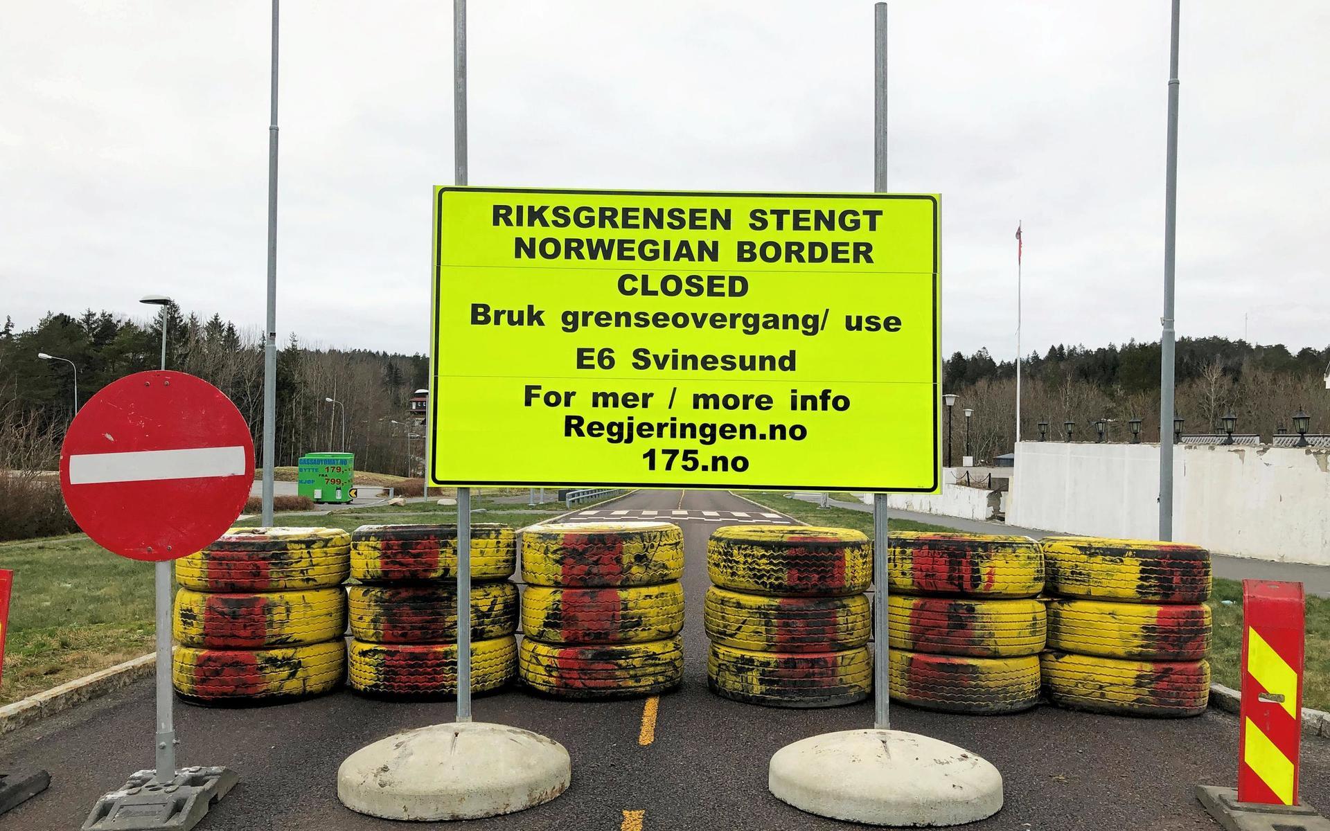 Gränsen mellan Sverige och Norge är stängd sedan en vecka.