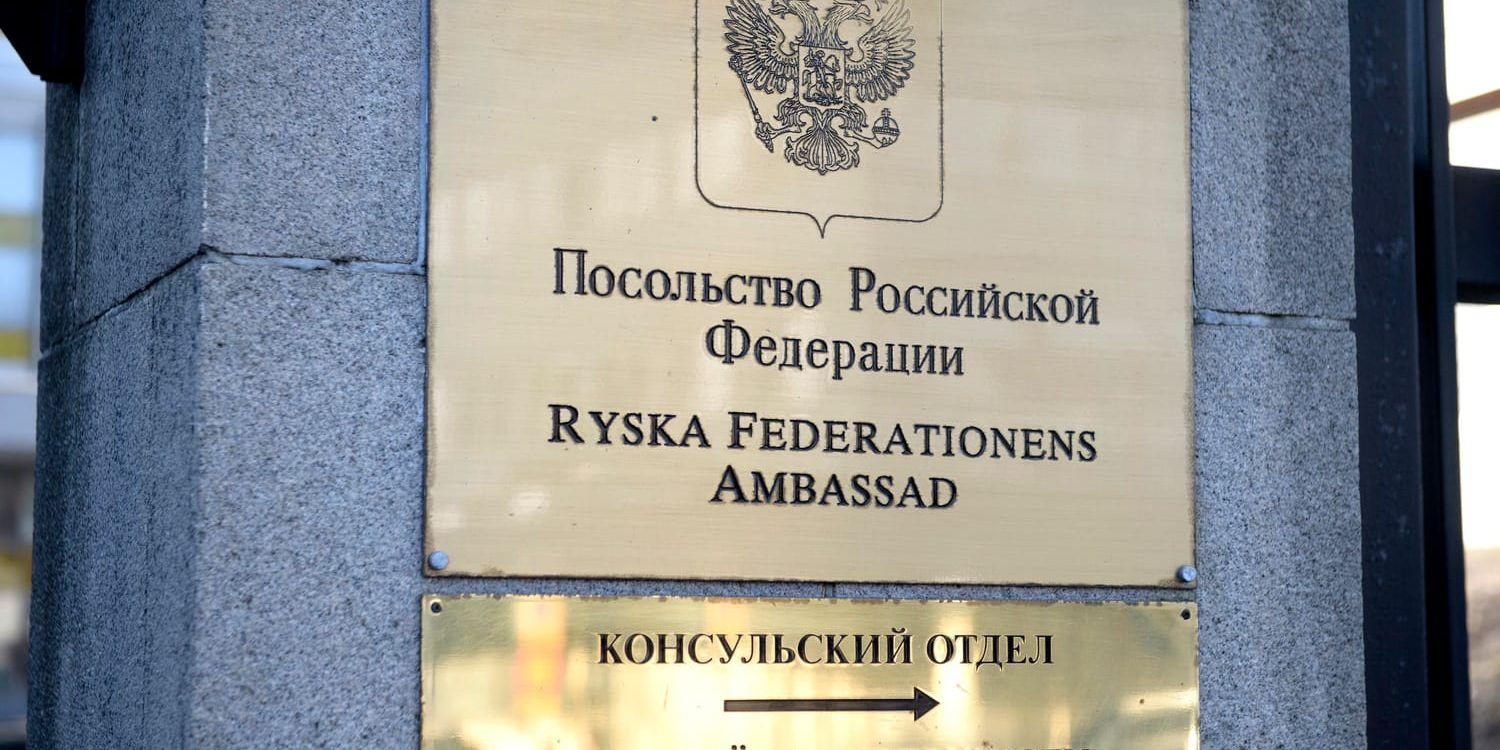 Ryska ambassaden i Stockholm reagerar med ilska på ett uttalande av utrikesminister Margot Wallström (S). Arkivbild.