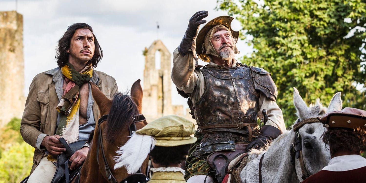 Adam Driver och Jonathan Pryce i Terry Gilliams "The man who killed Don Quixote". Pressbild.
