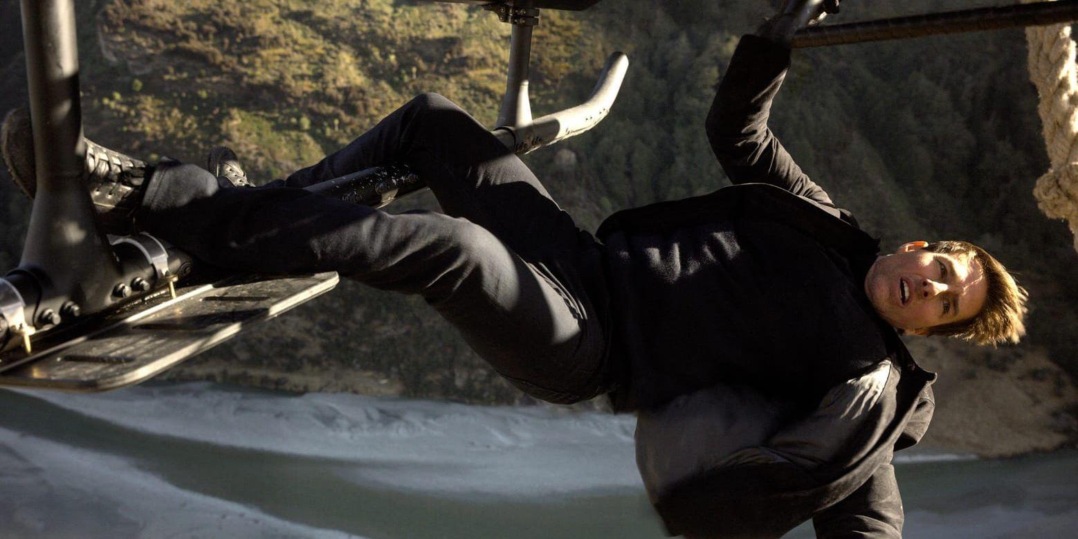 Tom Cruise i rollen som agenten Ethan Hunt når nya framgångar med sjätte filmen i "Mission impossible"-serien. Pressbild.