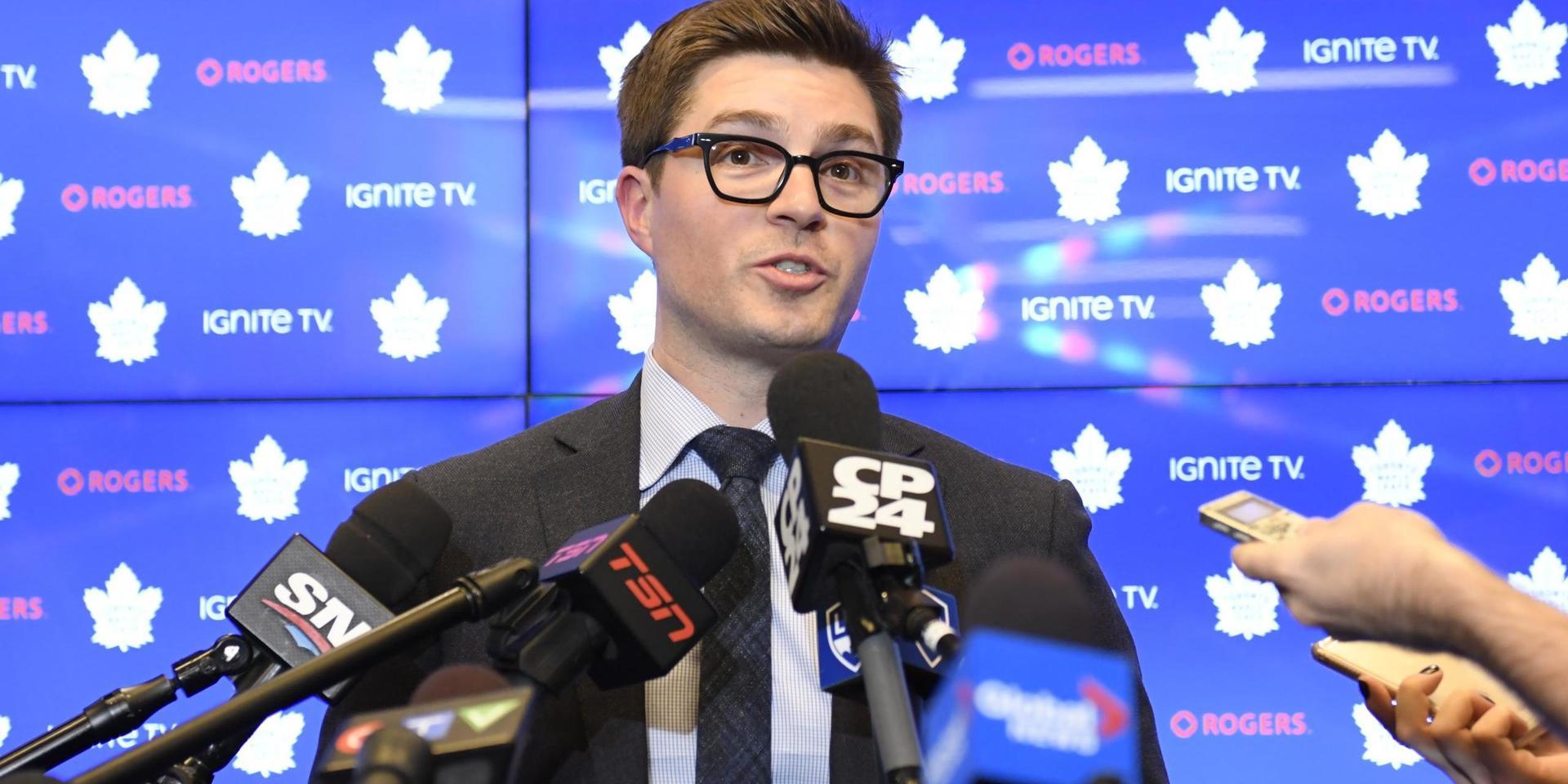 Toronto Maple Leafs general manager Kyle Dubas.