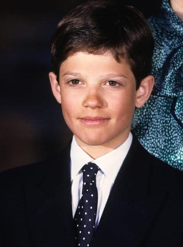 1992, 13 år: Porträtt av prinsen. Foto: Stella