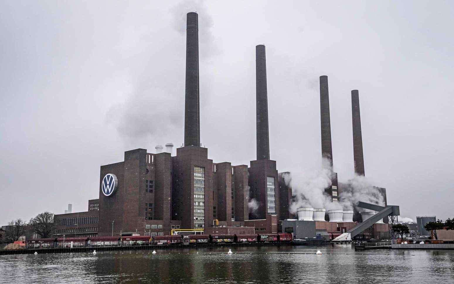 Volkswagens fabrik i Wolfsburg i Tyskland. Arkivbild.
