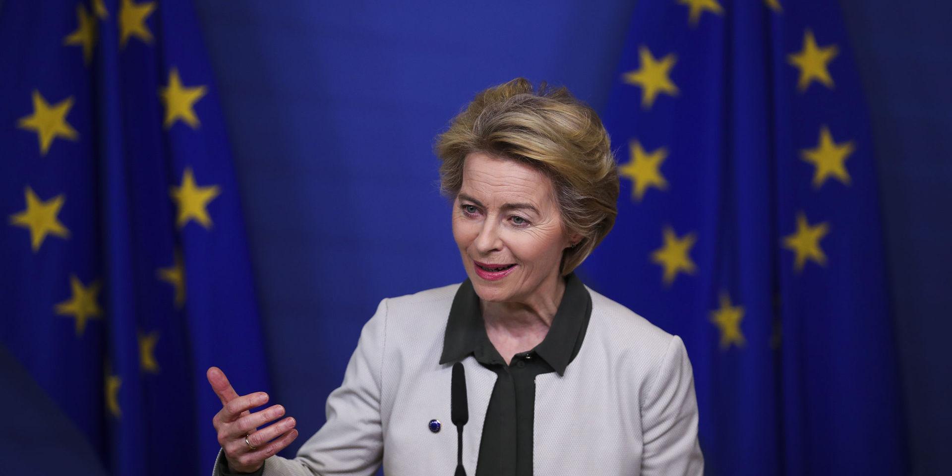 EU-kommissionens nya ordförande Ursula von der Leyen lägger fram sin 'gröna giv' för klimatneutralitet i EU år 2050.
