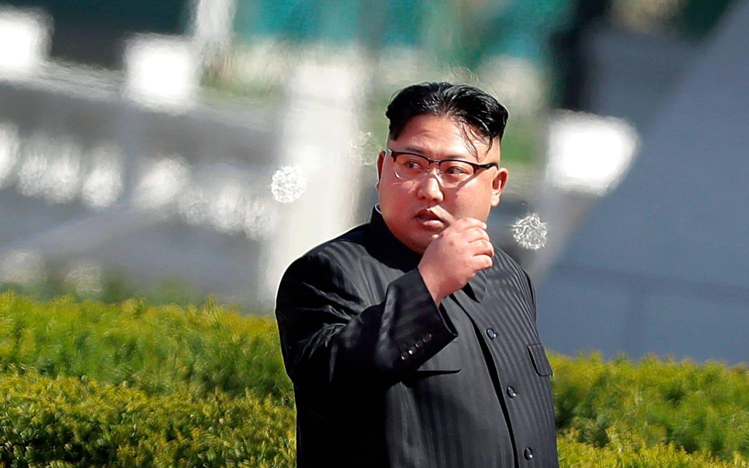 Kim Jong-Un hotar regelbundet USA med kärnvapen. Bild: TT