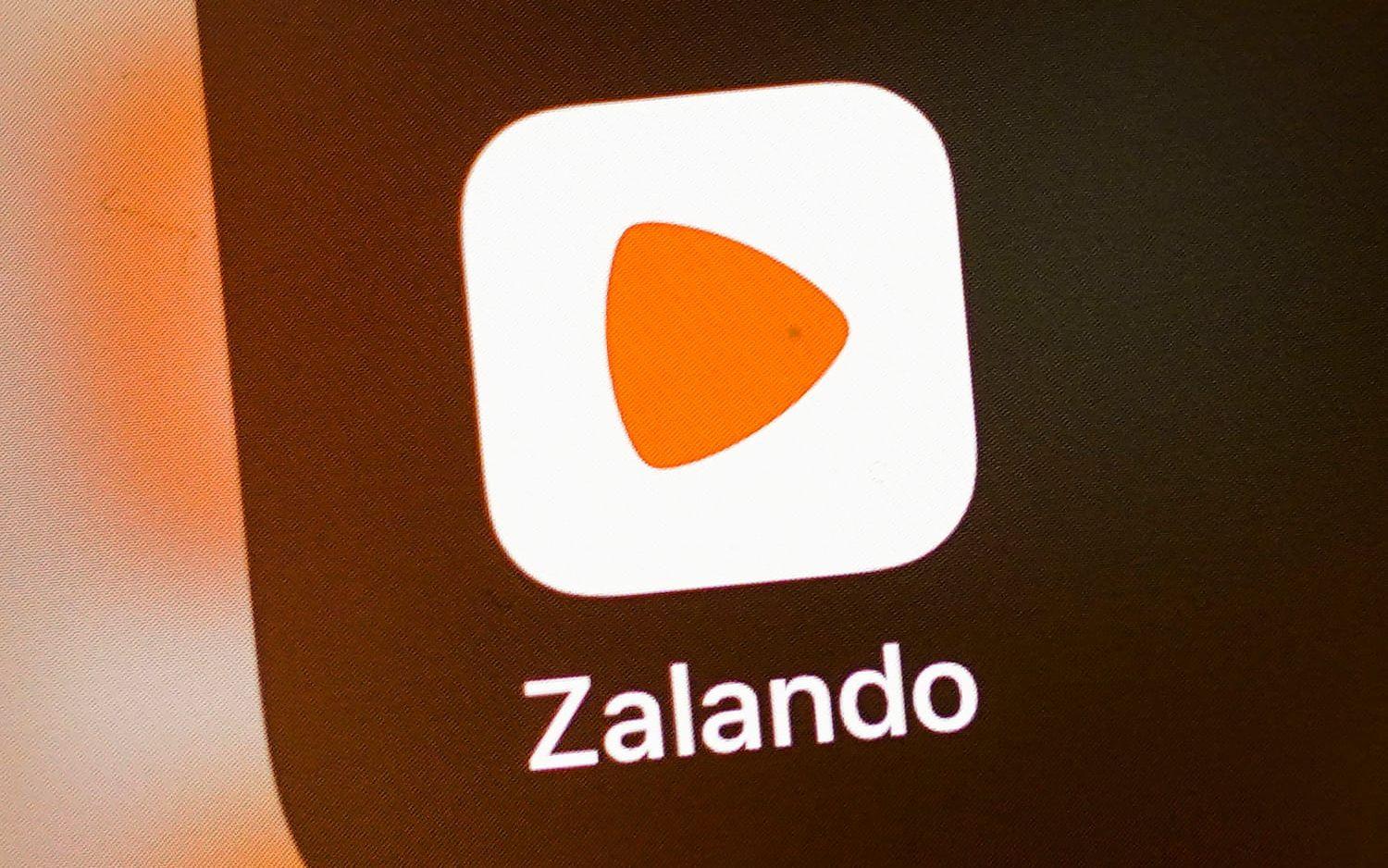 Kvartalsrapport från Zalando. Arkivbild
