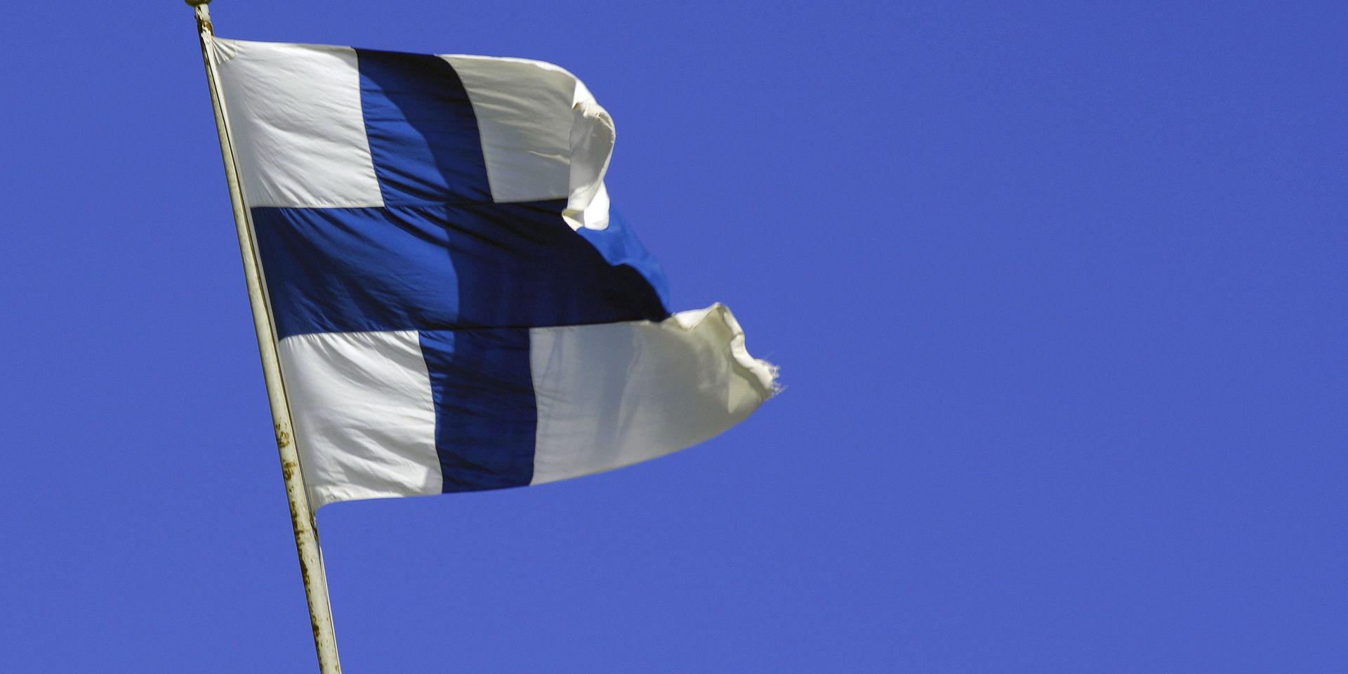 Finska flaggan.
