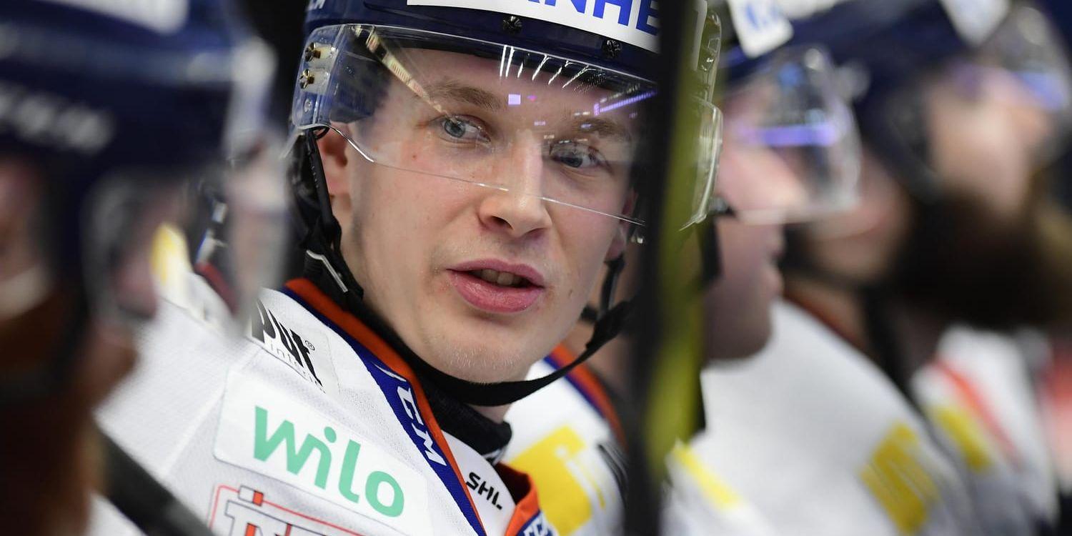 Elias Pettersson, hetast i Hockeysverige. Arkivbild.