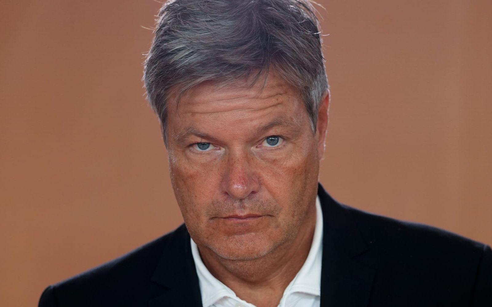 Ekonomiminister Robert Habeck. Bild från tidigare i september.