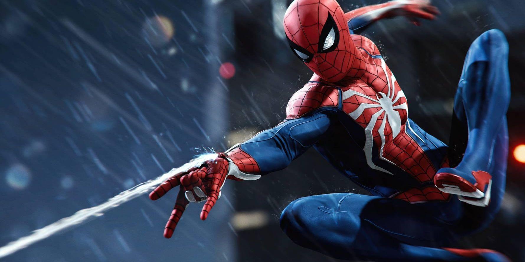 Spindelmannen har fått en enorm värld att utforska i nya "Spider-man". "Spelet är det överlägset största vi gjort", säger Ryan Schneider vid utvecklaren Insomniac. Pressbild.