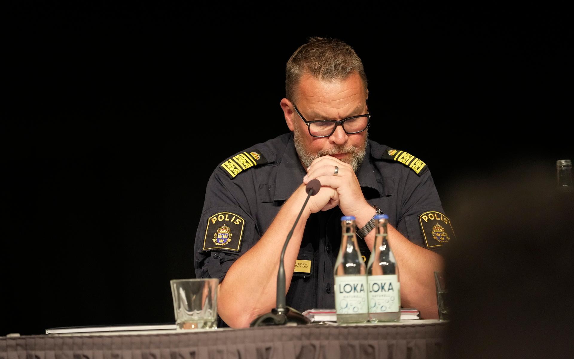 Fredrik Persson, polisområdeschef Gotland.