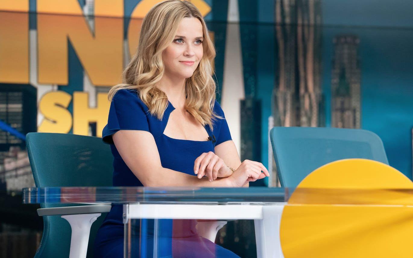 Reese Witherspoon i en scen från ”The morning show.&quot; 