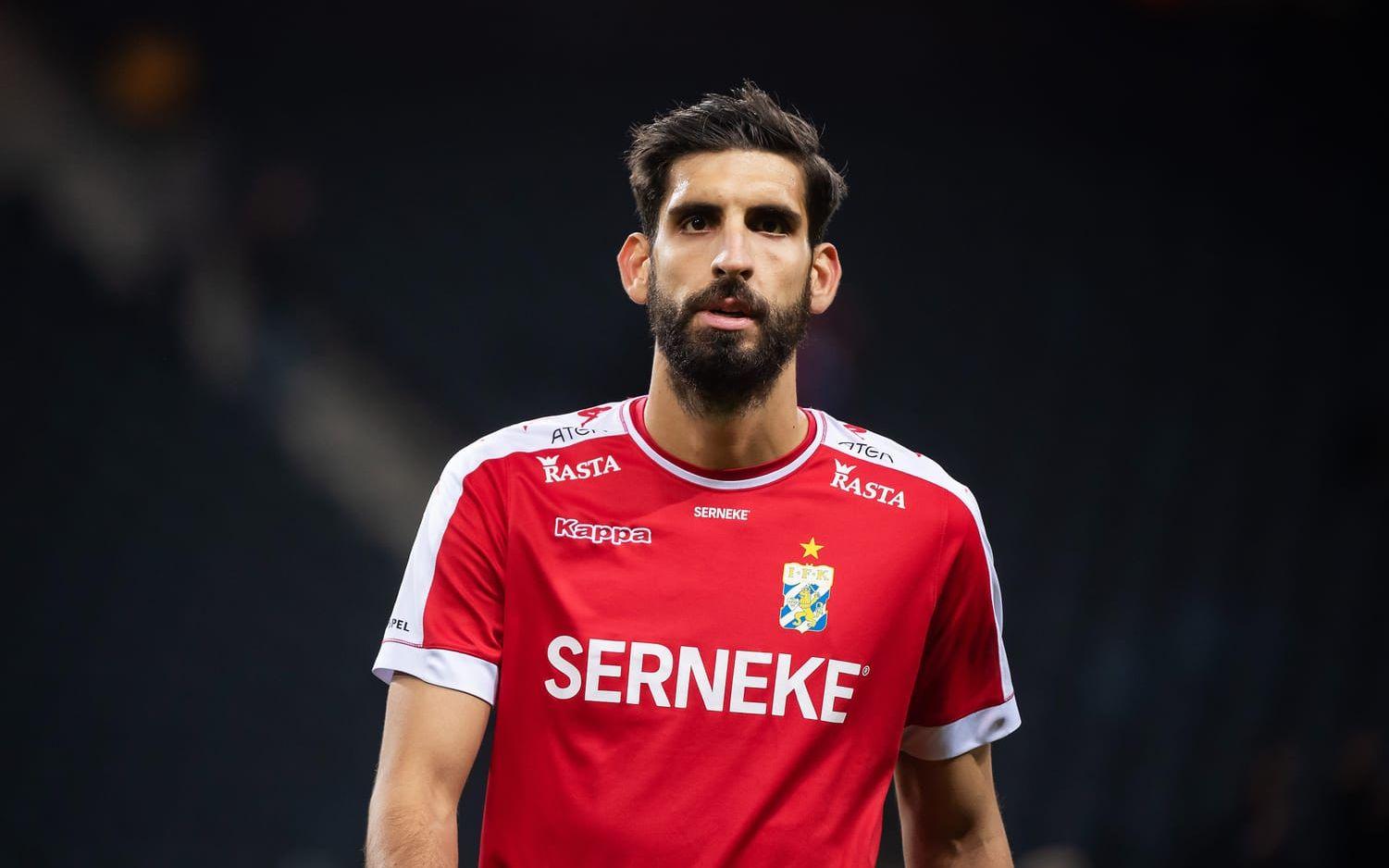 Giannis Anestis stannar i IFK Göteborg över 2021. 