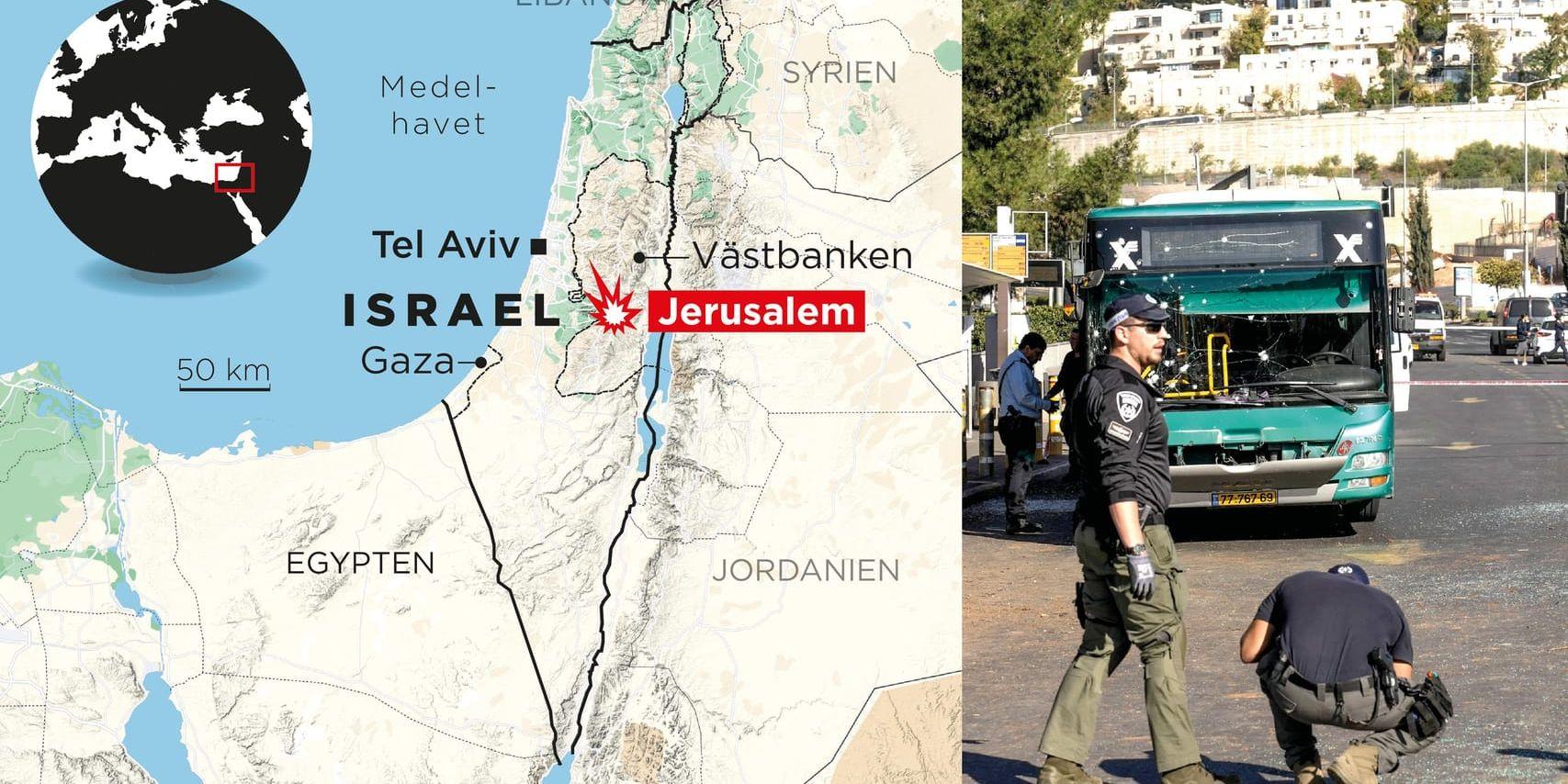 Två explosioner skakade Jerusalem på onsdagsmorgonen.