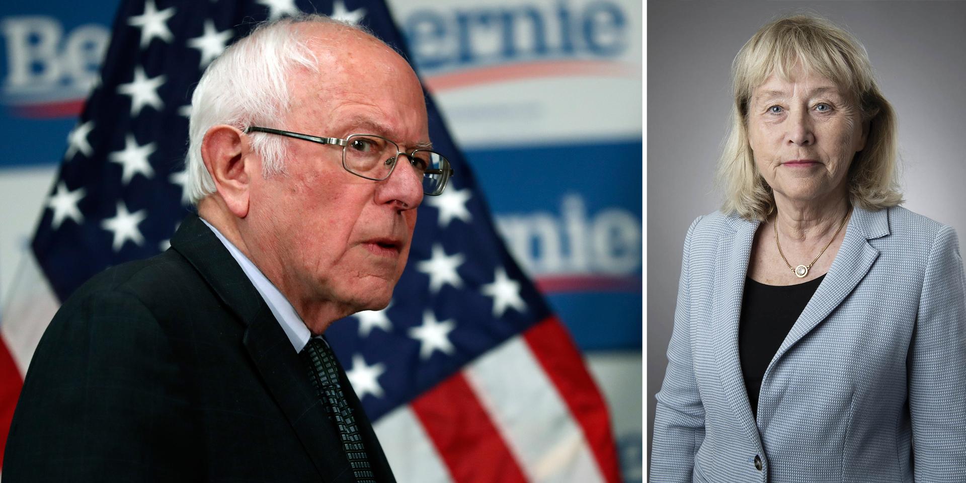 Nu är kampen om att bli demokraternas presidentkandidat över för Sanders, som gratulerar Joe Biden.
