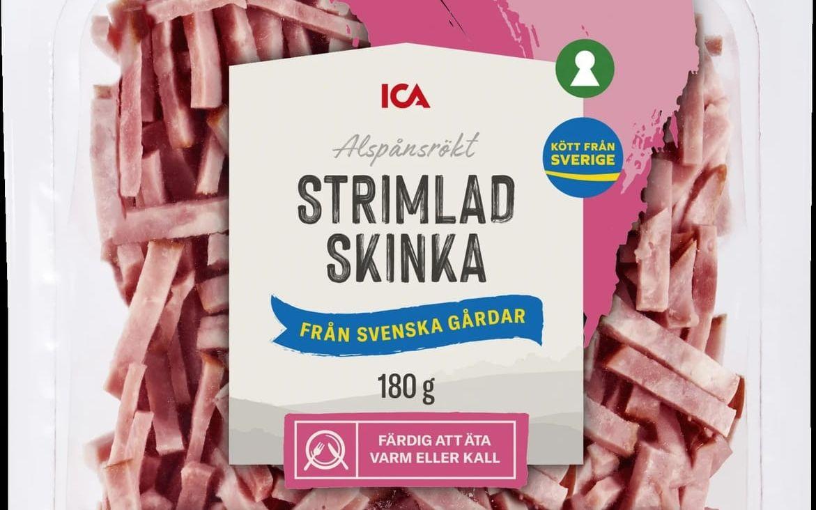 Ica återkallar felmärkt skinka. Pressbild.