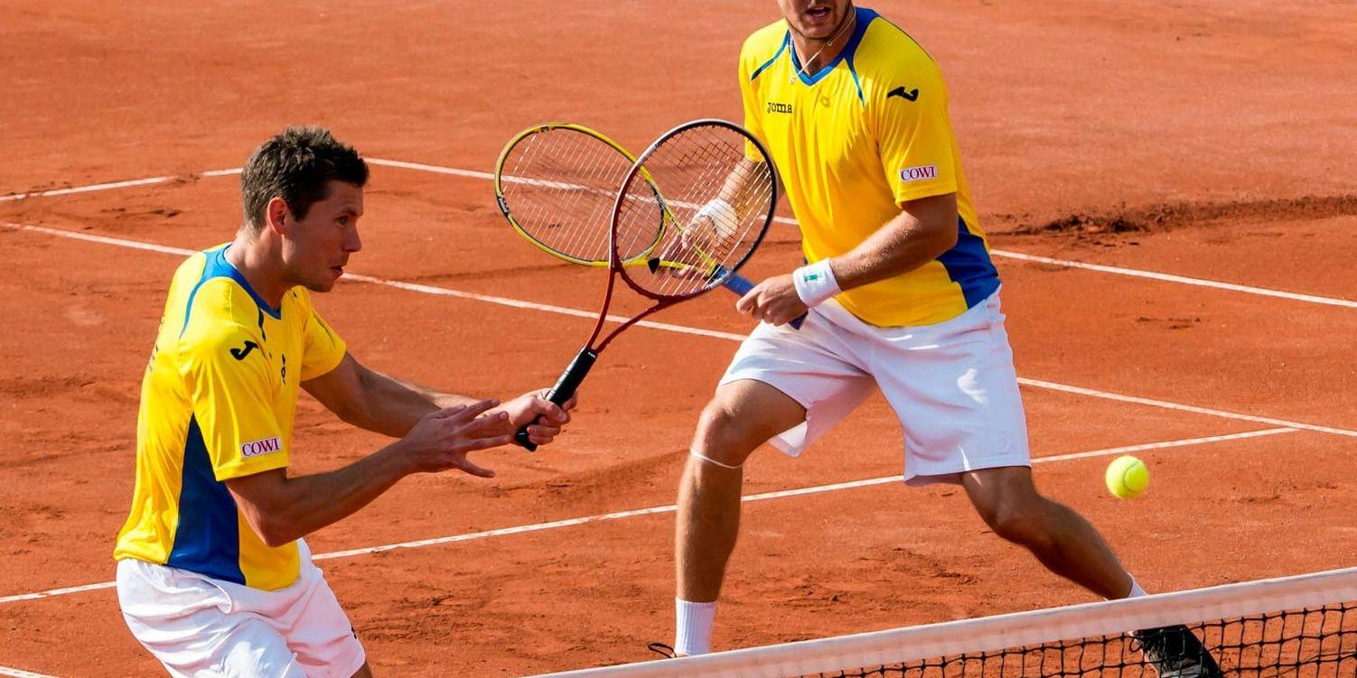 I framtiden kommer det bli tre set i Davis Cup-matcher för Sverige och andra deltagande lag i den klassiska lagtävlingen. Arkivbild.