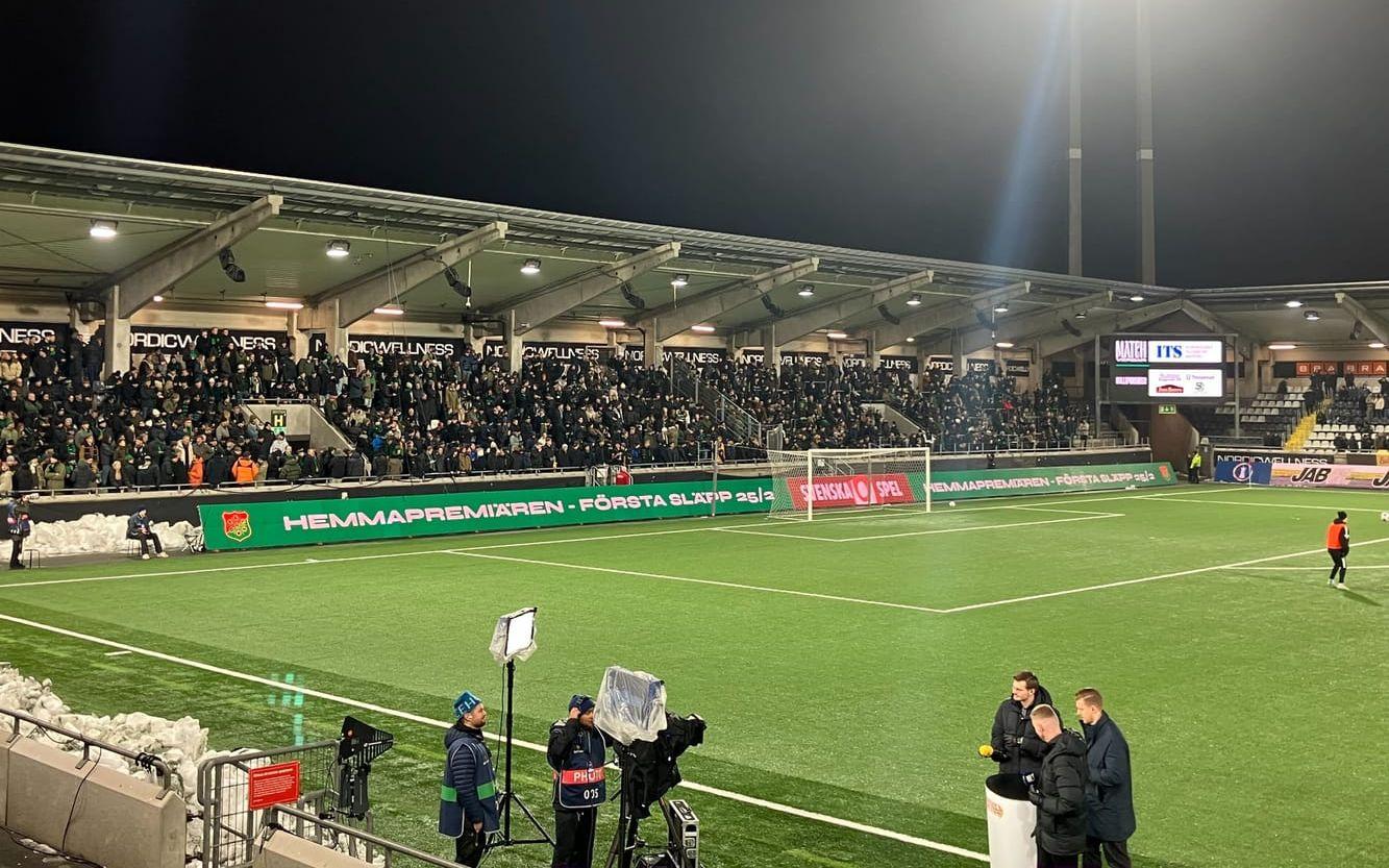 Gaisfansens bojkott och missnöje med polisen under cupmatchen mot Landskrona Bois 23 februari 2026