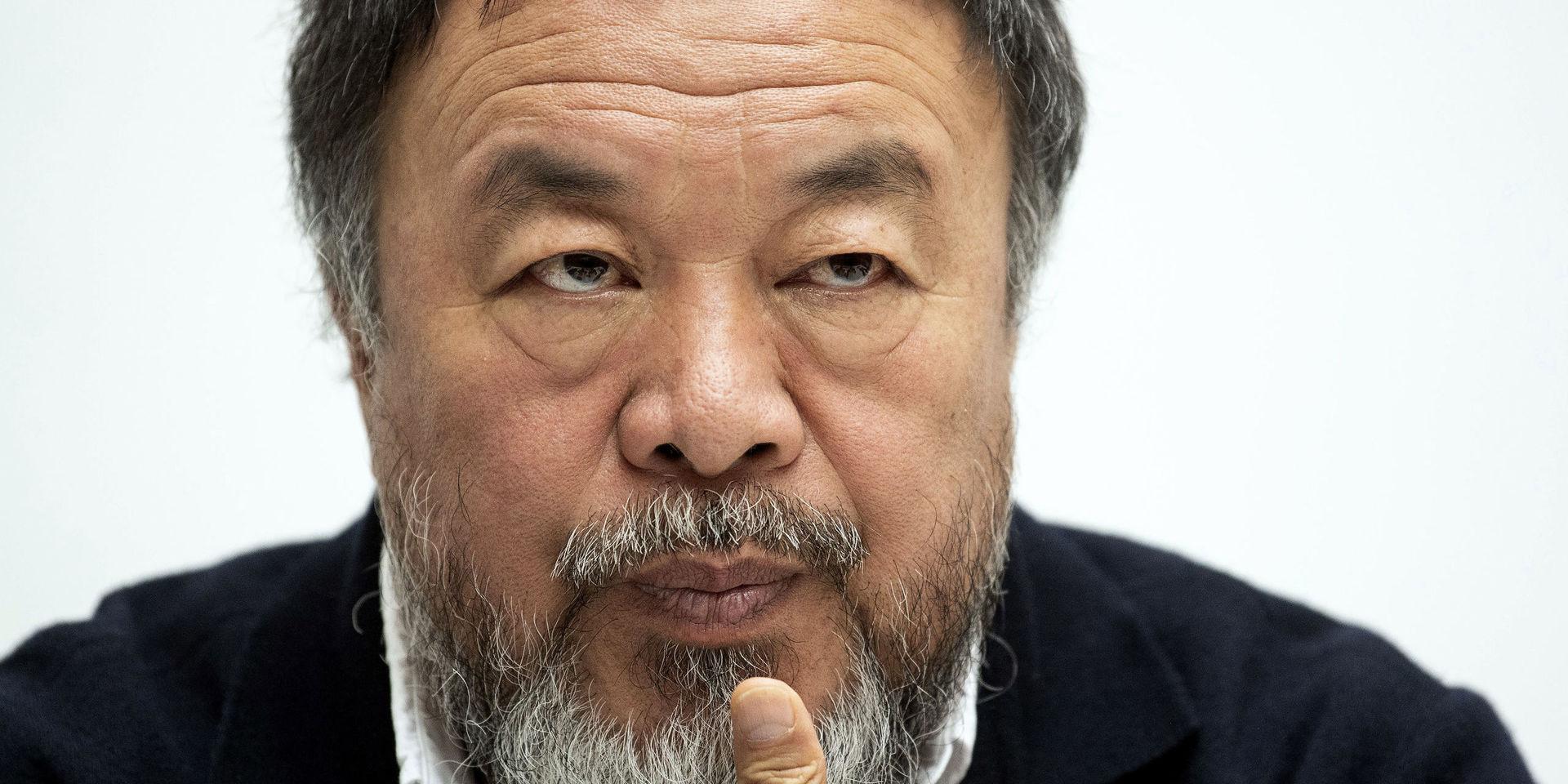 Den kinesiske konstnären Ai Weiwei. Arkivbild.