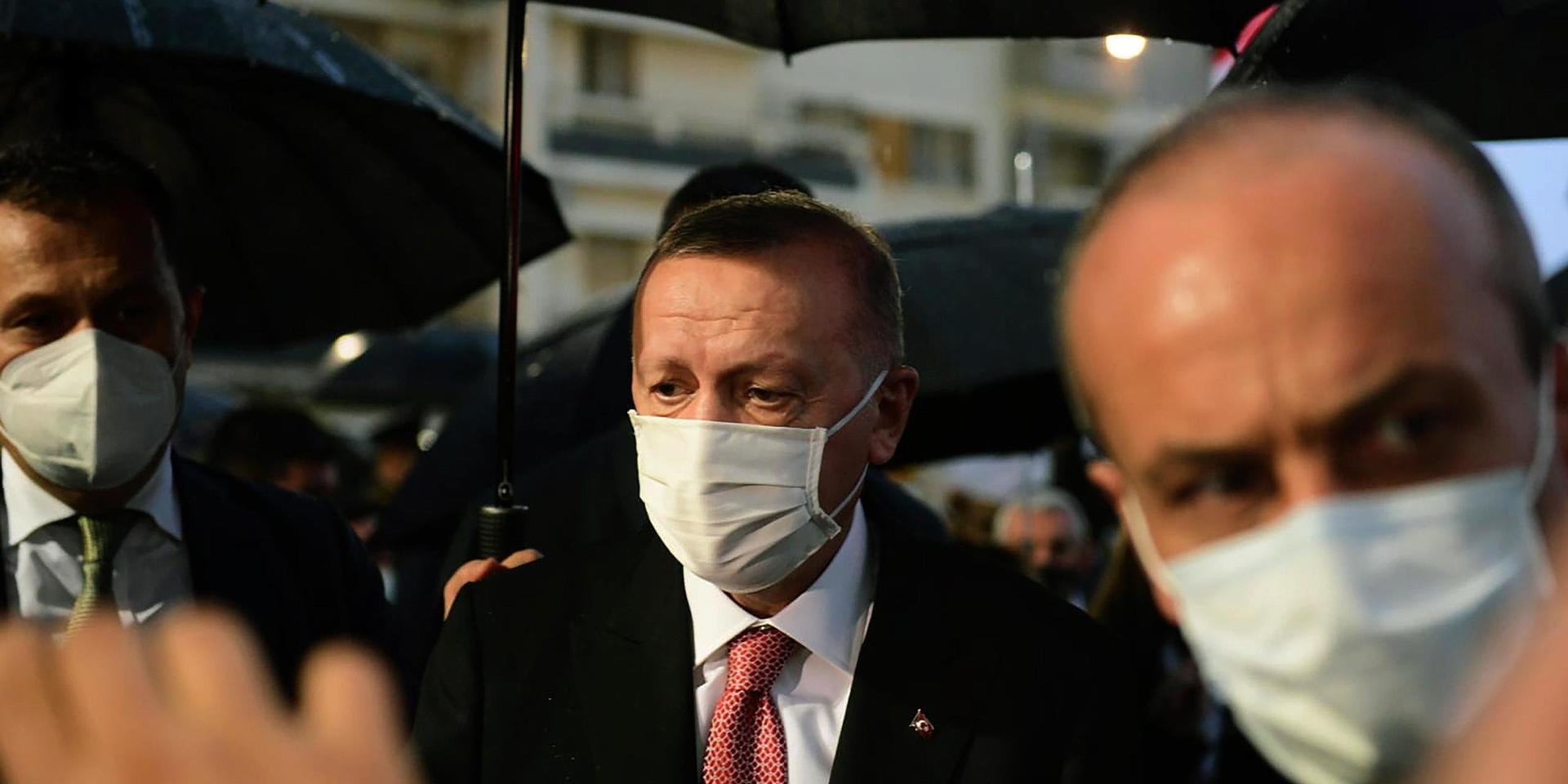 Turkiets president Recep Tayyip Erdogan gör ett kontroversiellt besök på norra Cypern.