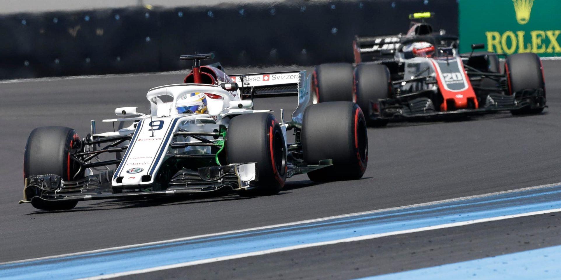 Marcus Ericsson slutade på 15:e plats i kvalet inför Frankrikes GP.