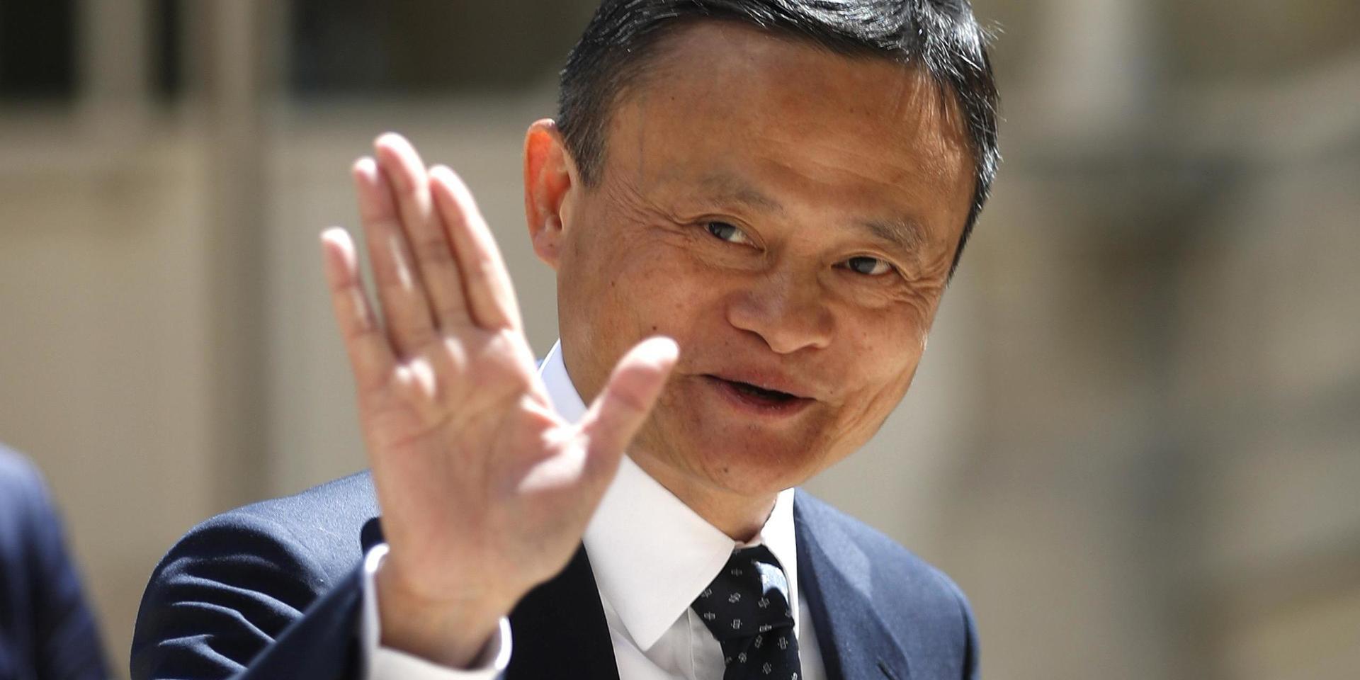 Jack Ma har på ett år sålt Alibaba-aktier till ett värde av motsvarande 75 miljarder kronor. Arkivbild.