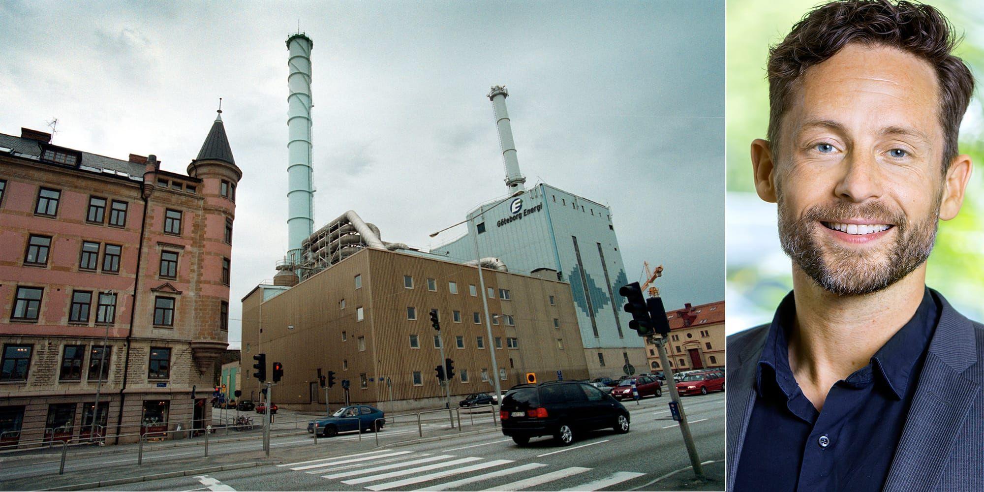 Om inte fjärrvärmen hade funnits hade all denna energi gått förlorad. Göteborg hade i stället behövt köpa in prima energi, motsvarande en dubblering av stadens elanvändning. Detta hade varit väldigt negativt för klimatet, skriver Eric Zinn. 