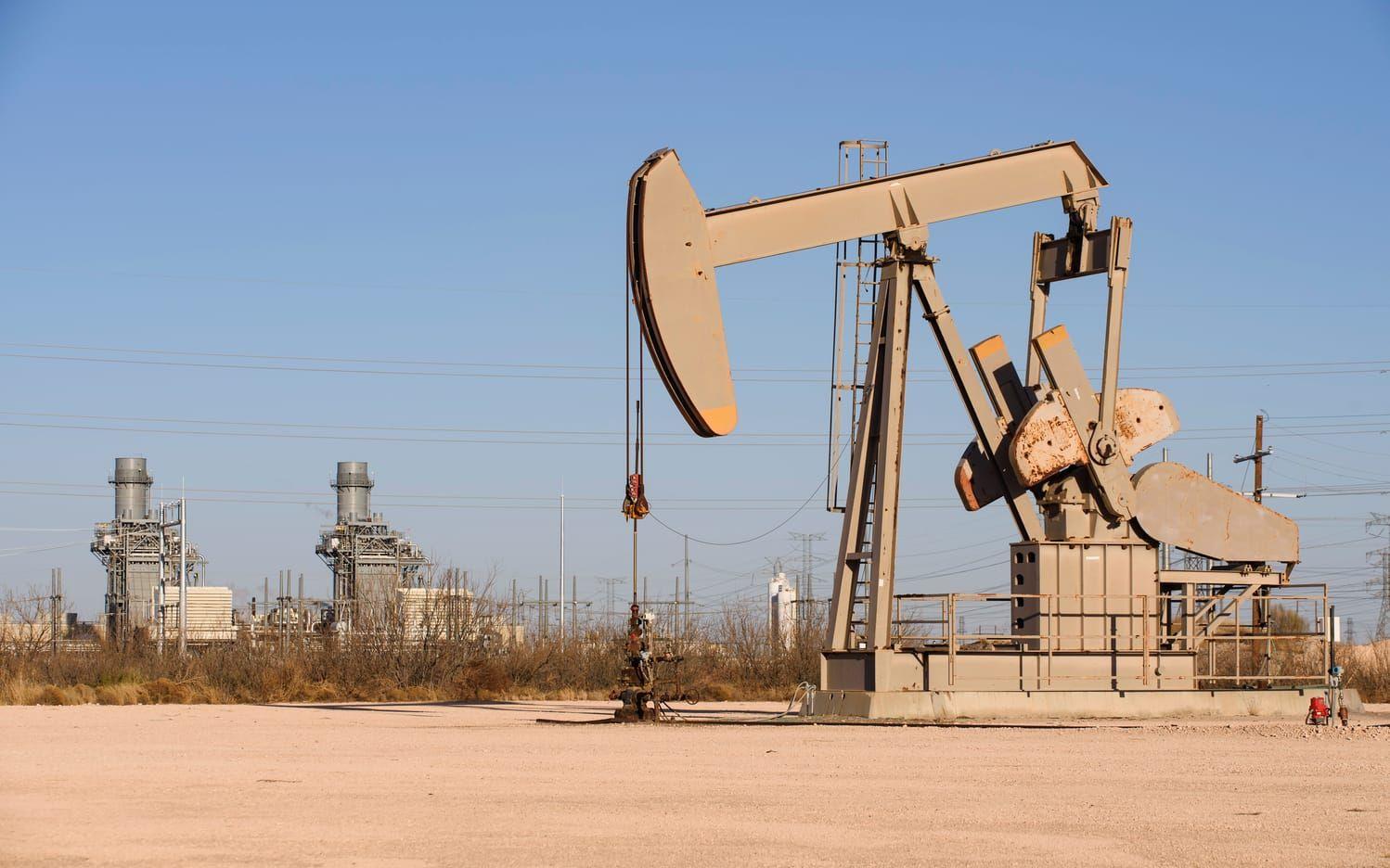 En oljepump i Texas. Arkivbild.