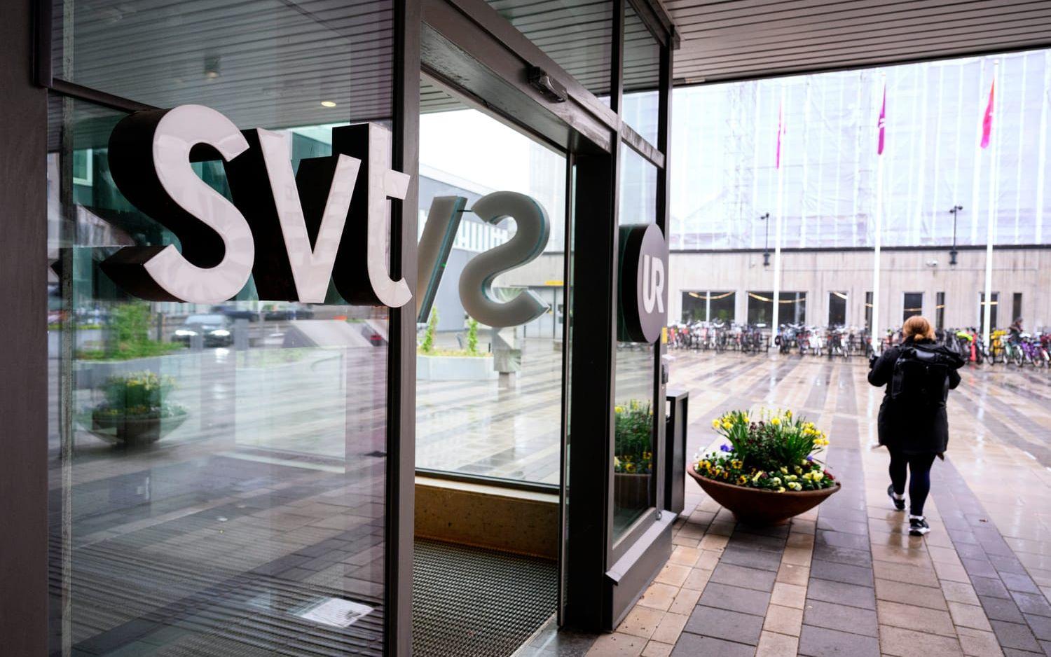 SVT:s redaktion på Gärdet i Stockholm. Arkivbild.