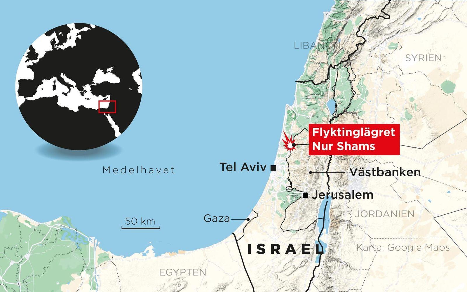 Flera palestinier har dödats i en israelisk räd på ockuperade Västbanken, i flyktinglägret Nur Shams nära staden Tulkarem.