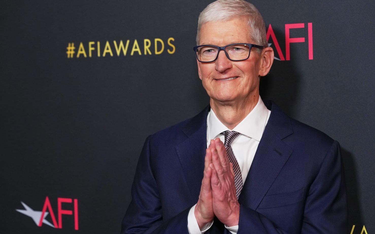 Apples vd Tim Cook lämnar jobbet som vd för bolaget. I stället blir han styrelseordförande. Arkivbild.