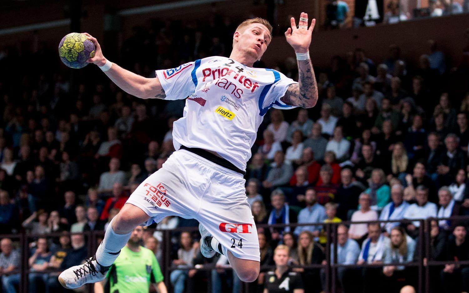Linus Arnesson har gjort flest mål för Redbergslid i den högsta serien. Arkivbild: Bildbyrån
