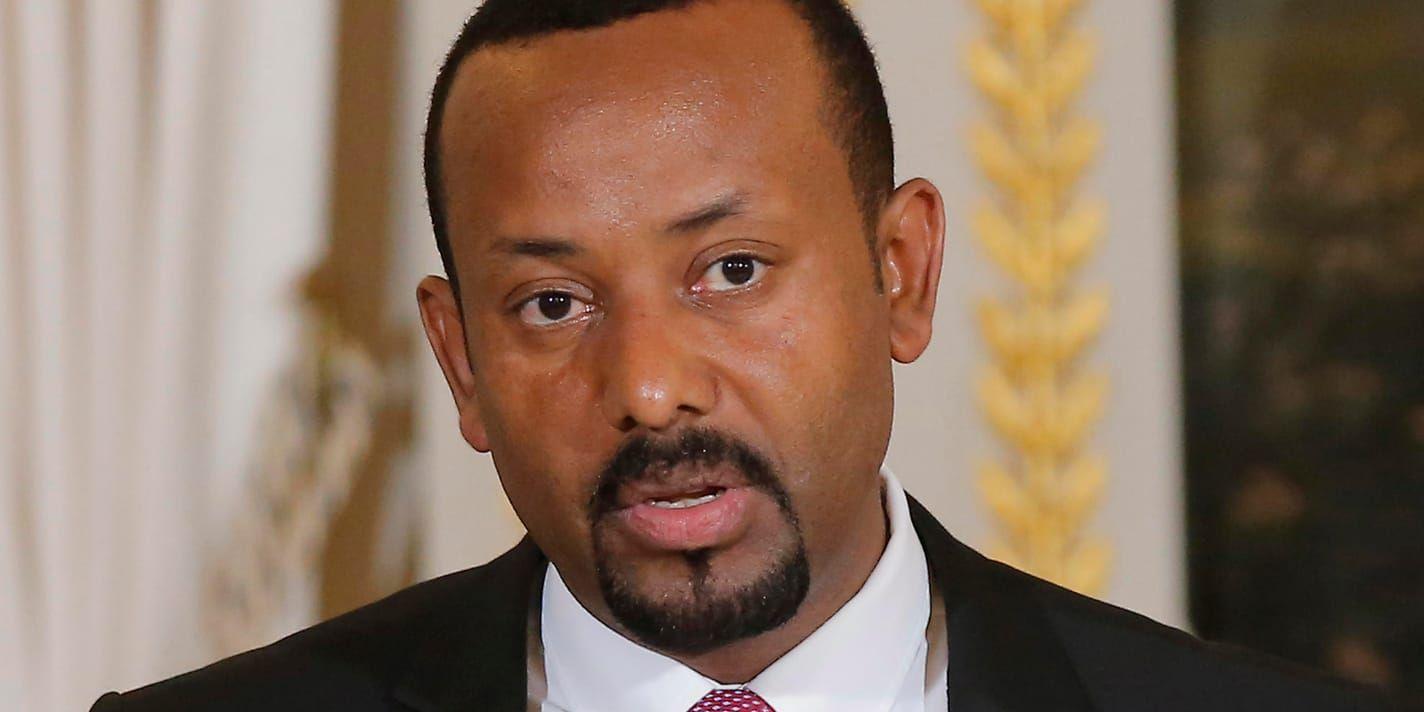 Etiopiens premiärminister Ably Ahmed. Arkivbild.