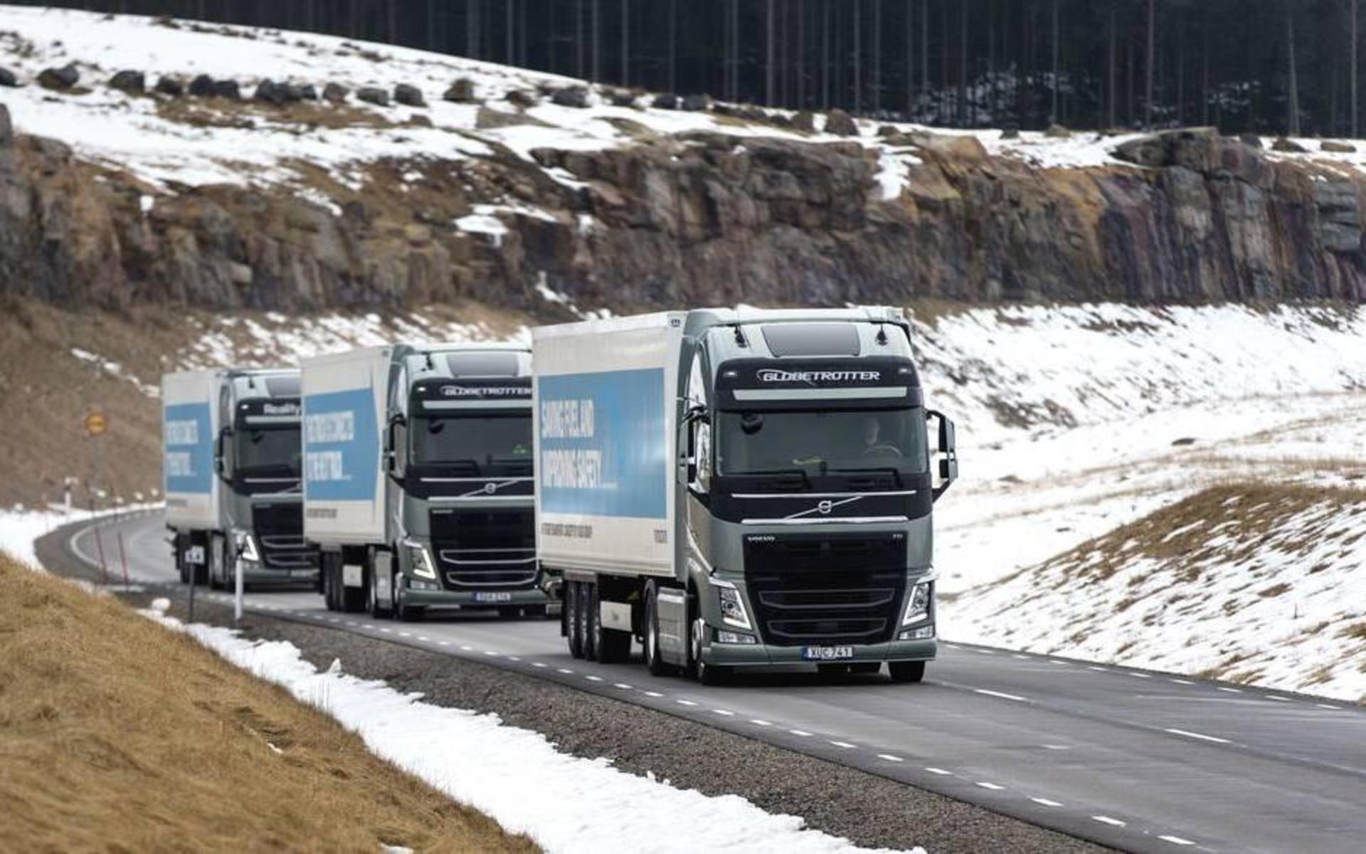 Stororder till Volvo från det litauiska logistikföretaget Girteka Logistics. Arkivbild.