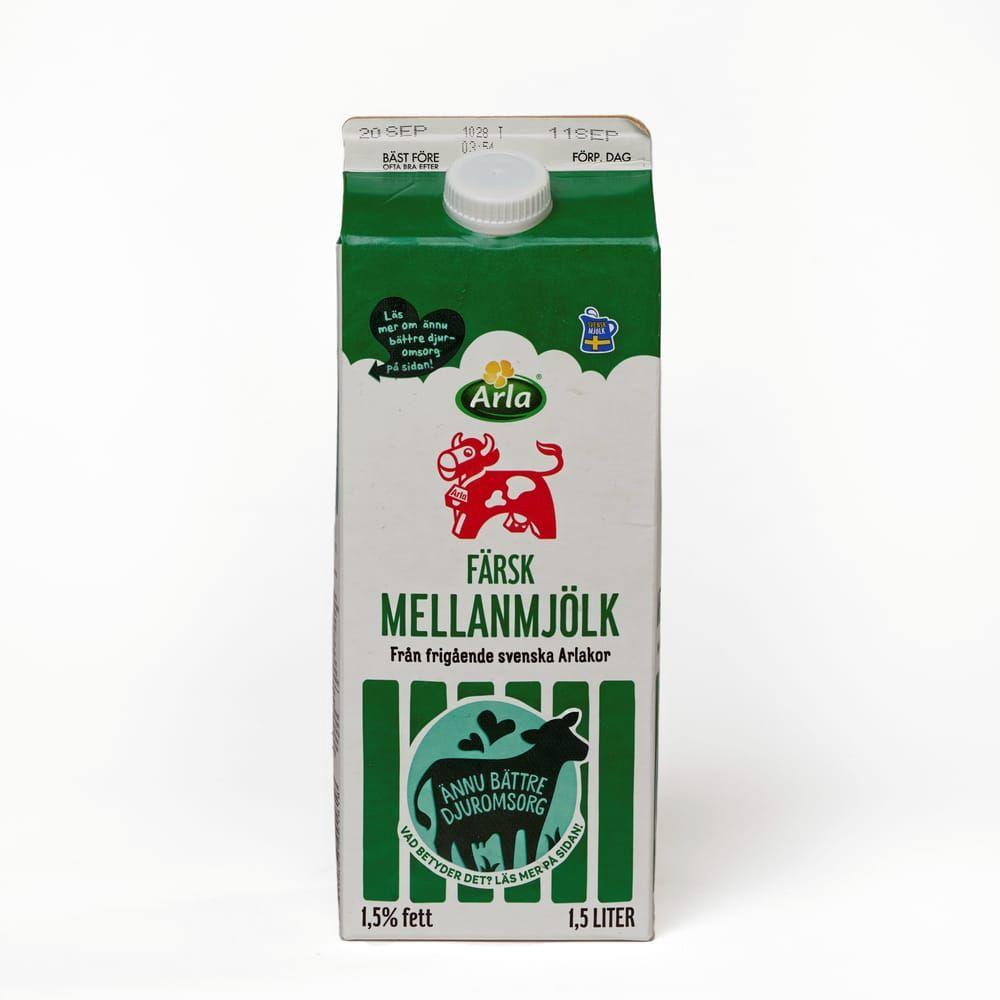 Stigande matpriser gör att fler väljer konventionell mjölk framför ekologisk.