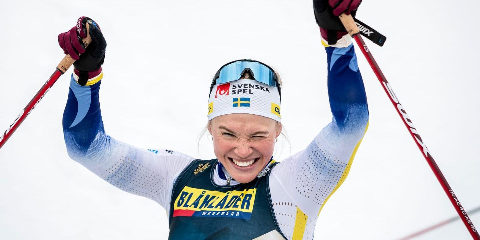 Jonna Sundling har tagit två VM-guld hittills i Planica.