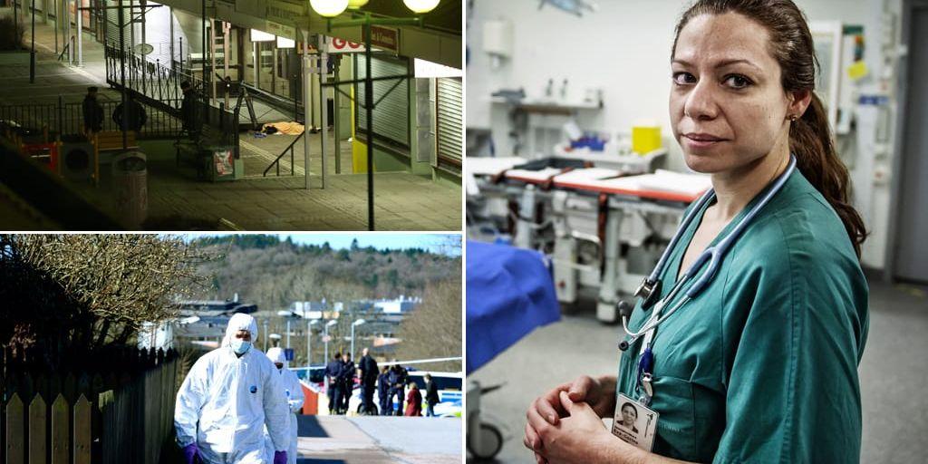 Traumakirurgen Eva-Corina Caragounis har tagit emot många skottskadade. 