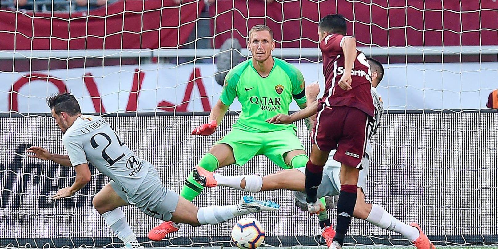 Robin Olsens Roma tappade 2–0 till 2–2 mot Chievo. Arkivbild.